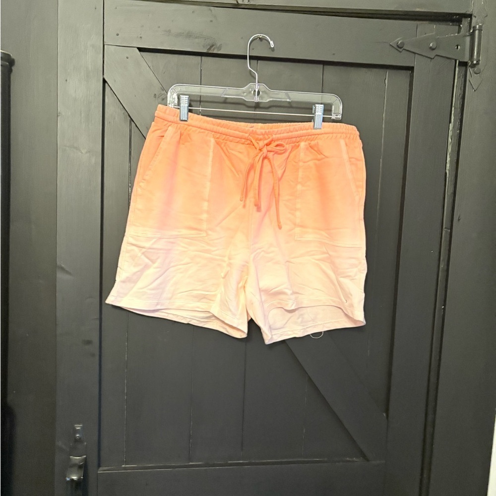 Zenana Outfitters Coral Peach Drawstring Shorts